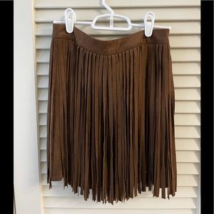 BB Dakota brown fridge skirt size 2